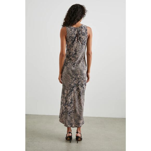NEW Rails Gabriella Mixed Animal Print Sleeveless Camisole Maxi Tank Dress XS - Picture 4 of 11